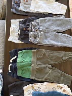 Lot of 13 baby newborn pants